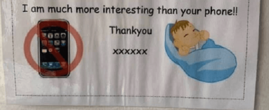 TEN plakat w szpitalu przygnębił rodziców!