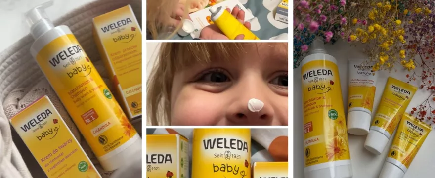 Mamy testowały kosmetyki WELEDA Baby Calendula z nagietkiem lekarskim