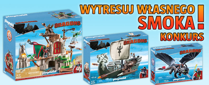 WYNIKI! KONKURS: Wytresuj własnego smoka z zestawem Playmobil!