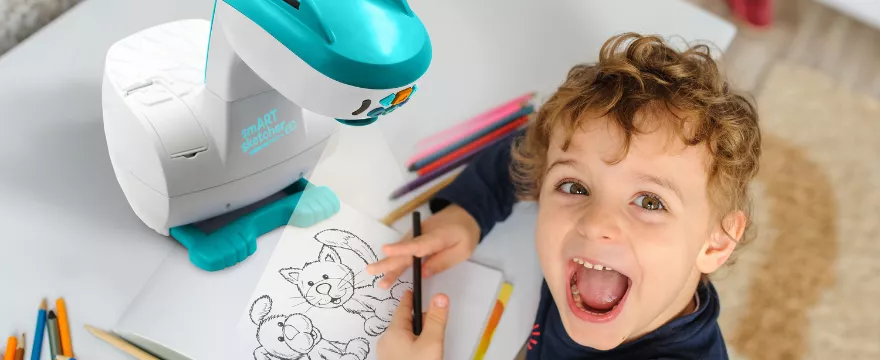 Odkryj w dziecku artystę z projektorem Smart Sketcher 2.0 