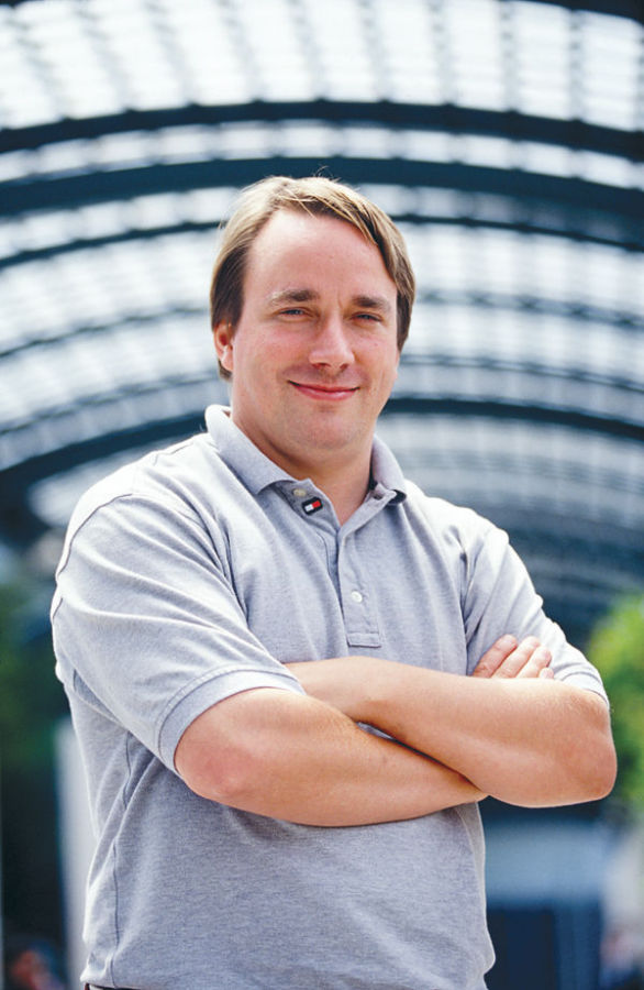 Linus Torvalds. Dla wtajemniczonych: GURU.