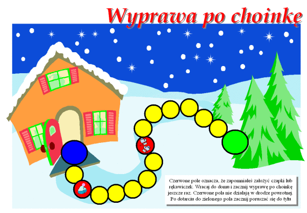 Gra "Wyprawa po choinkę"